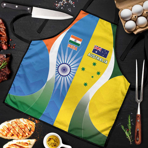 India Vs Australia Cricket Apron Final Matchup - Aussie Hoodie