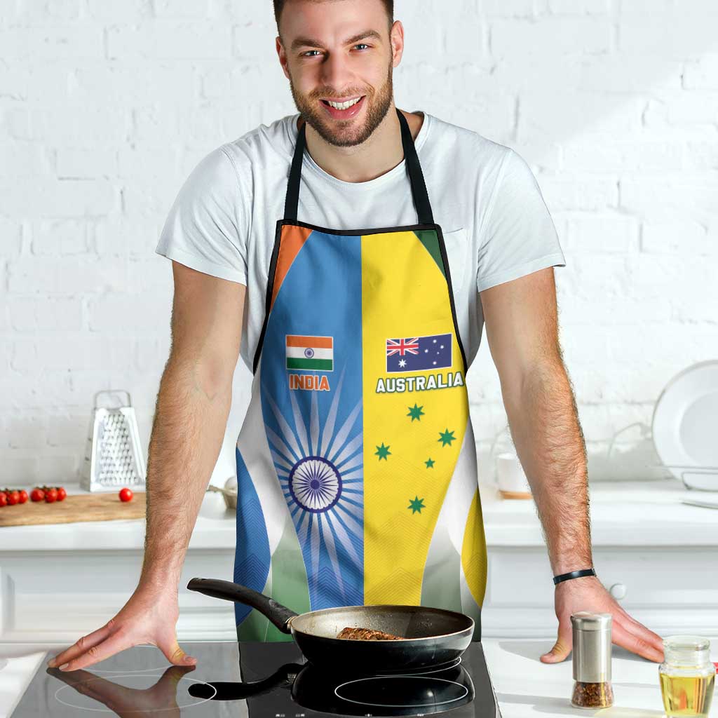 India Vs Australia Cricket Apron Final Matchup - Aussie Hoodie