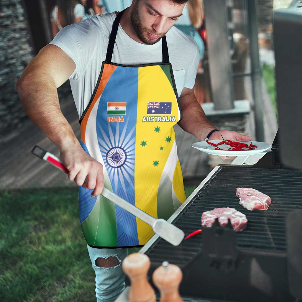 India Vs Australia Cricket Apron Final Matchup - Aussie Hoodie