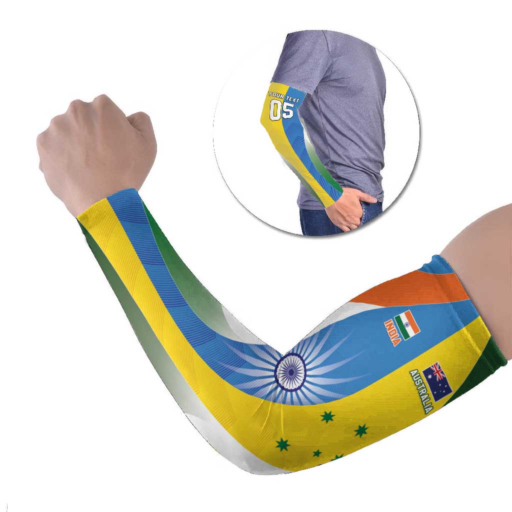 Custom India Vs Australia Cricket Arm Sleeves Final Matchup - Aussie Hoodie