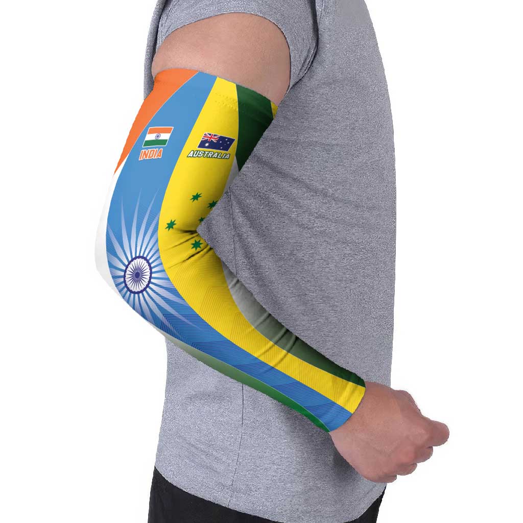 Custom India Vs Australia Cricket Arm Sleeves Final Matchup - Aussie Hoodie