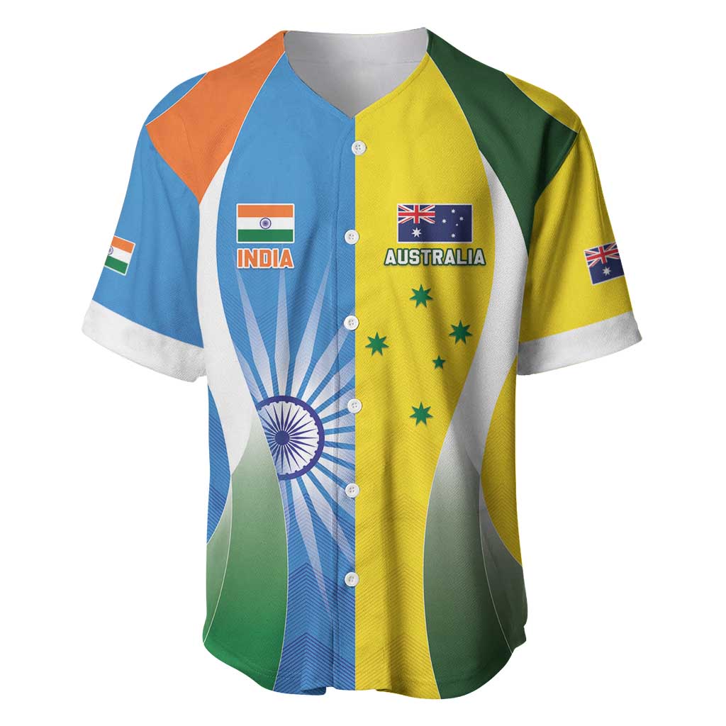 Custom India Vs Australia Cricket Baseball Jersey Final Matchup - Aussie Hoodie
