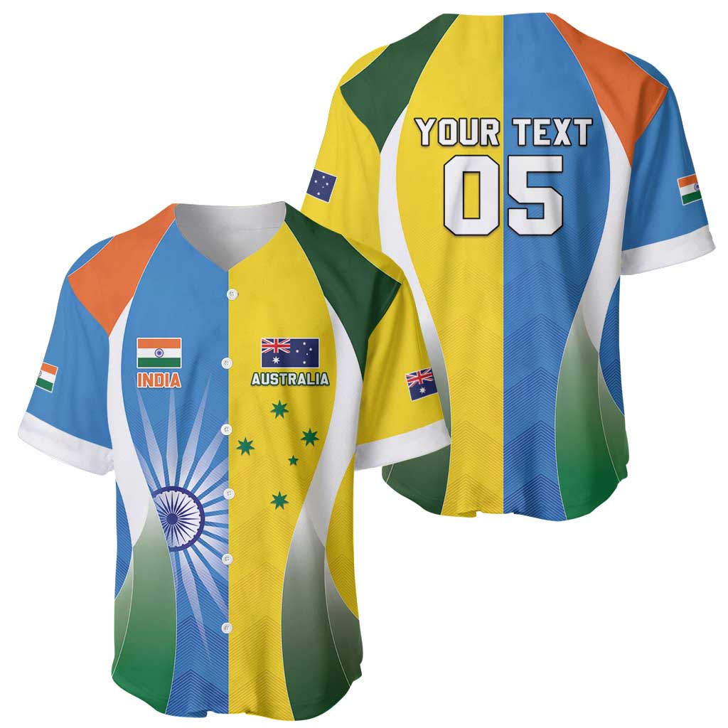 Custom India Vs Australia Cricket Baseball Jersey Final Matchup - Aussie Hoodie