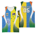 Custom India Vs Australia Cricket Basketball Jersey Final Matchup - Aussie Hoodie