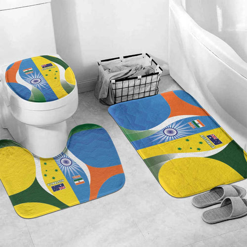 India Vs Australia Cricket Bathroom Set Final Matchup - Aussie Hoodie