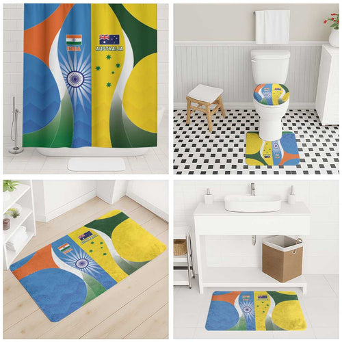 India Vs Australia Cricket Bathroom Set Final Matchup - Aussie Hoodie
