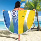 India Vs Australia Cricket Beach Blanket Final Matchup - Aussie Hoodie