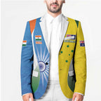 Custom India Vs Australia Cricket Blazer Final Matchup - Aussie Hoodie