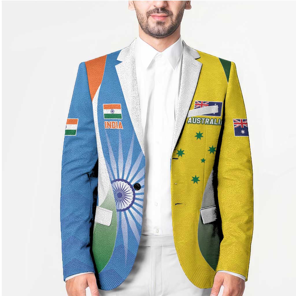 Custom India Vs Australia Cricket Blazer Final Matchup - Aussie Hoodie