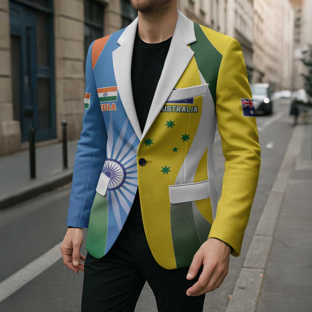 Custom India Vs Australia Cricket Blazer Final Matchup - Aussie Hoodie