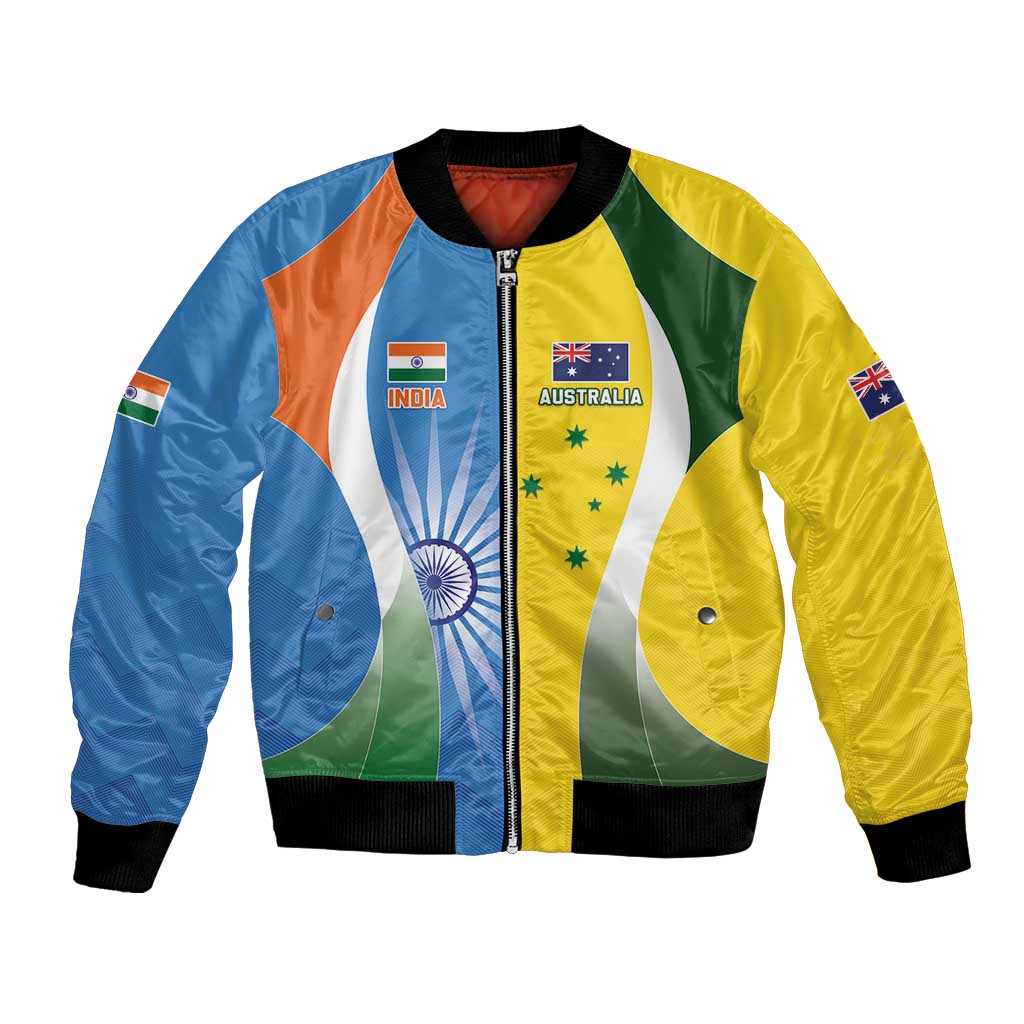 Custom India Vs Australia Cricket Bomber Jacket Final Matchup - Aussie Hoodie