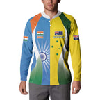 Custom India Vs Australia Cricket Button Sweatshirt Final Matchup - Aussie Hoodie