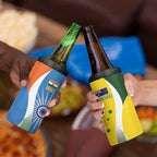 India Vs Australia Cricket 4 in 1 Can Cooler Tumbler Final Matchup - Aussie Hoodie