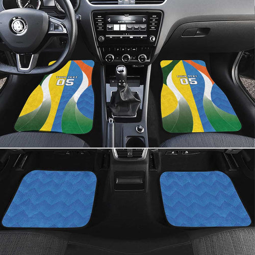 Custom India Vs Australia Cricket Car Mats Final Matchup - Aussie Hoodie