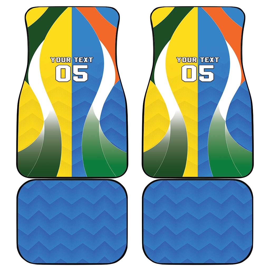 Custom India Vs Australia Cricket Car Mats Final Matchup - Aussie Hoodie