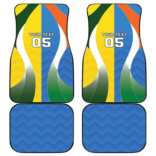 Custom India Vs Australia Cricket Car Mats Final Matchup - Aussie Hoodie