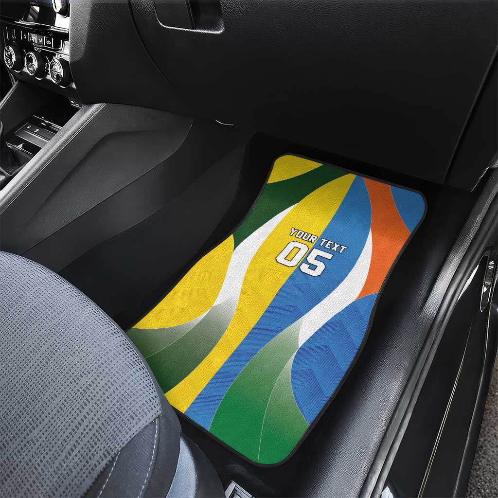 Custom India Vs Australia Cricket Car Mats Final Matchup - Aussie Hoodie