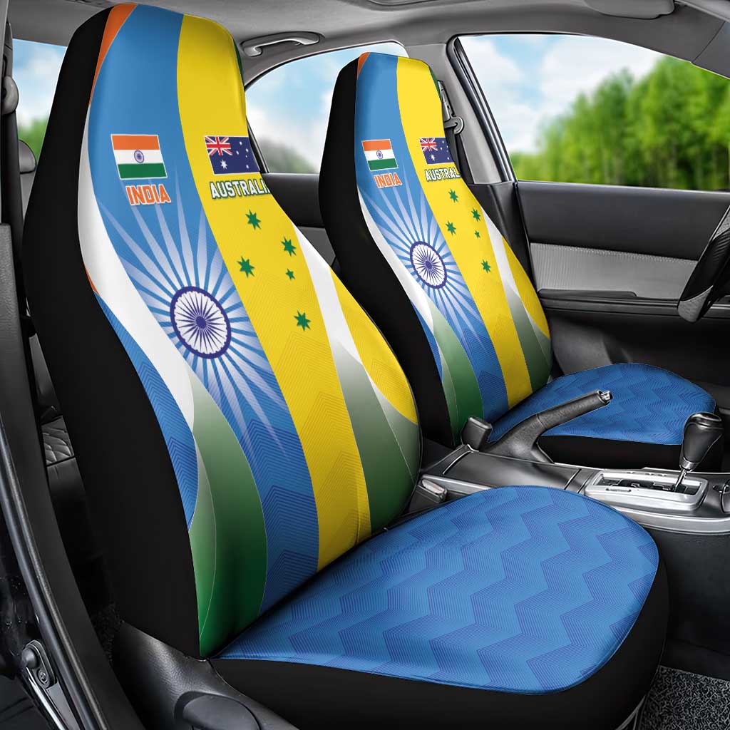 India Vs Australia Cricket Car Seat Cover Final Matchup - Aussie Hoodie