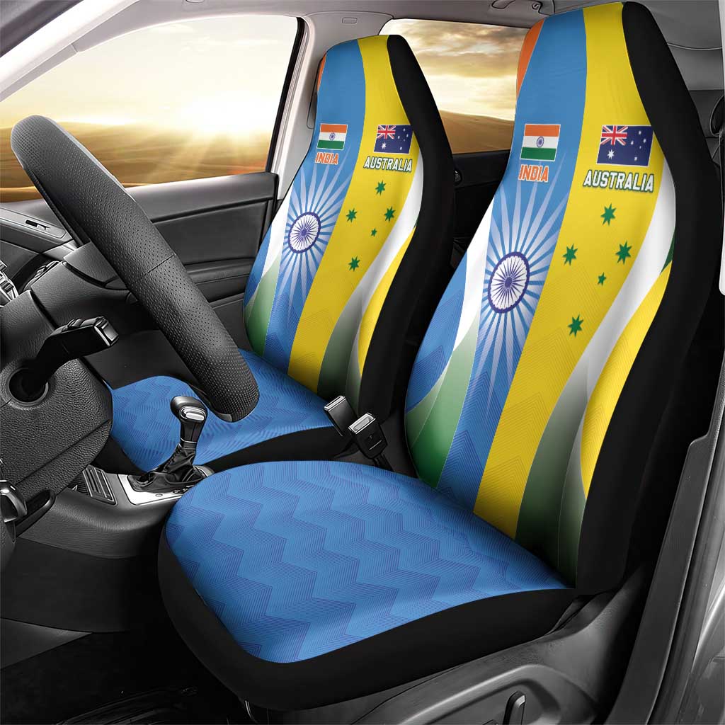 India Vs Australia Cricket Car Seat Cover Final Matchup - Aussie Hoodie