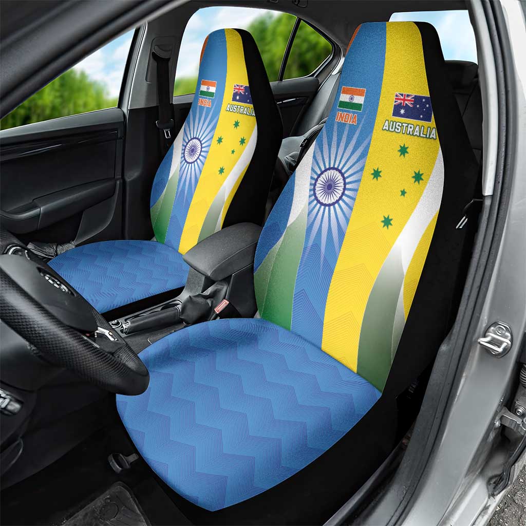 India Vs Australia Cricket Car Seat Cover Final Matchup - Aussie Hoodie