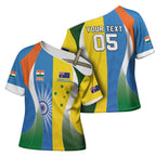 Custom India Vs Australia Cricket Cross Shoulder Shirt Final Matchup - Aussie Hoodie