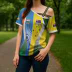 Custom India Vs Australia Cricket Cross Shoulder Shirt Final Matchup - Aussie Hoodie