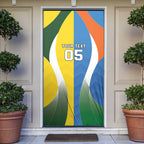 Custom India Vs Australia Cricket Door Cover Final Matchup - Aussie Hoodie