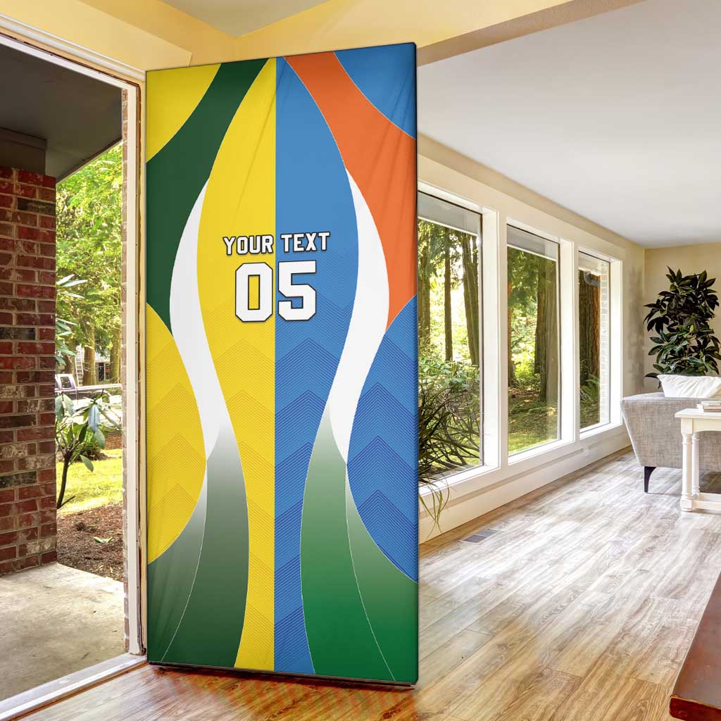 Custom India Vs Australia Cricket Door Cover Final Matchup - Aussie Hoodie