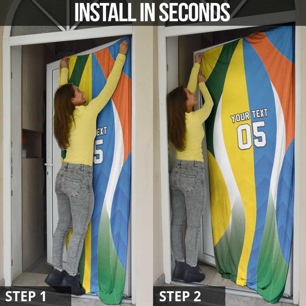 Custom India Vs Australia Cricket Door Cover Final Matchup - Aussie Hoodie