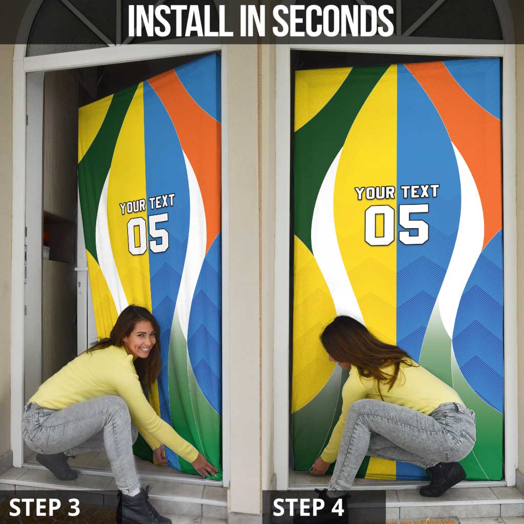 Custom India Vs Australia Cricket Door Cover Final Matchup - Aussie Hoodie