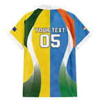 Custom India Vs Australia Cricket Family Matching Mermaid Dress and Hawaiian Shirt Final Matchup - Aussie Hoodie