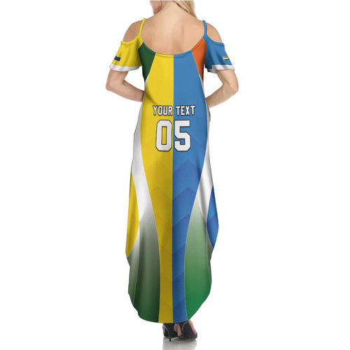 Custom India Vs Australia Cricket Family Matching Summer Maxi Dress and Hawaiian Shirt Final Matchup - Aussie Hoodie