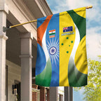 India Vs Australia Cricket Garden Flag Final Matchup - Aussie Hoodie