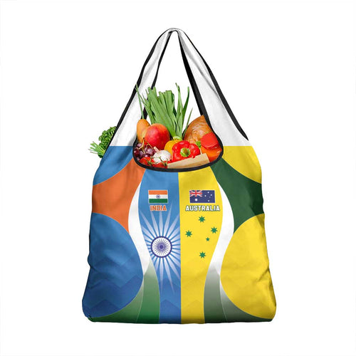 India Vs Australia Cricket Grocery Bag Final Matchup - Aussie Hoodie