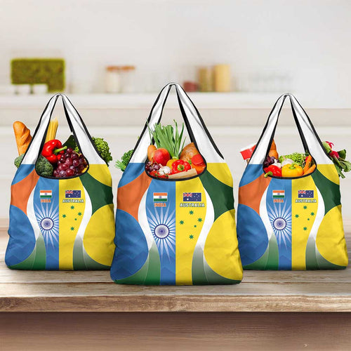 India Vs Australia Cricket Grocery Bag Final Matchup - Aussie Hoodie