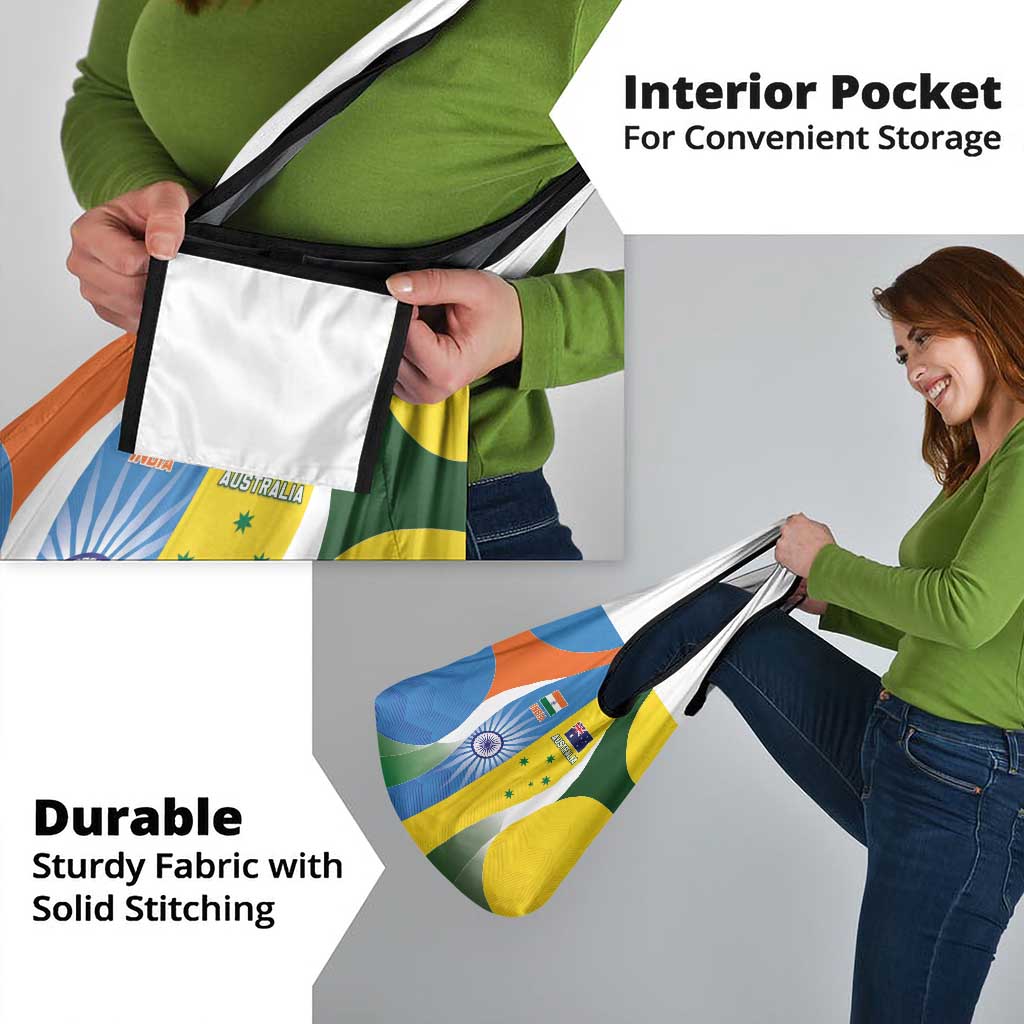 India Vs Australia Cricket Grocery Bag Final Matchup - Aussie Hoodie