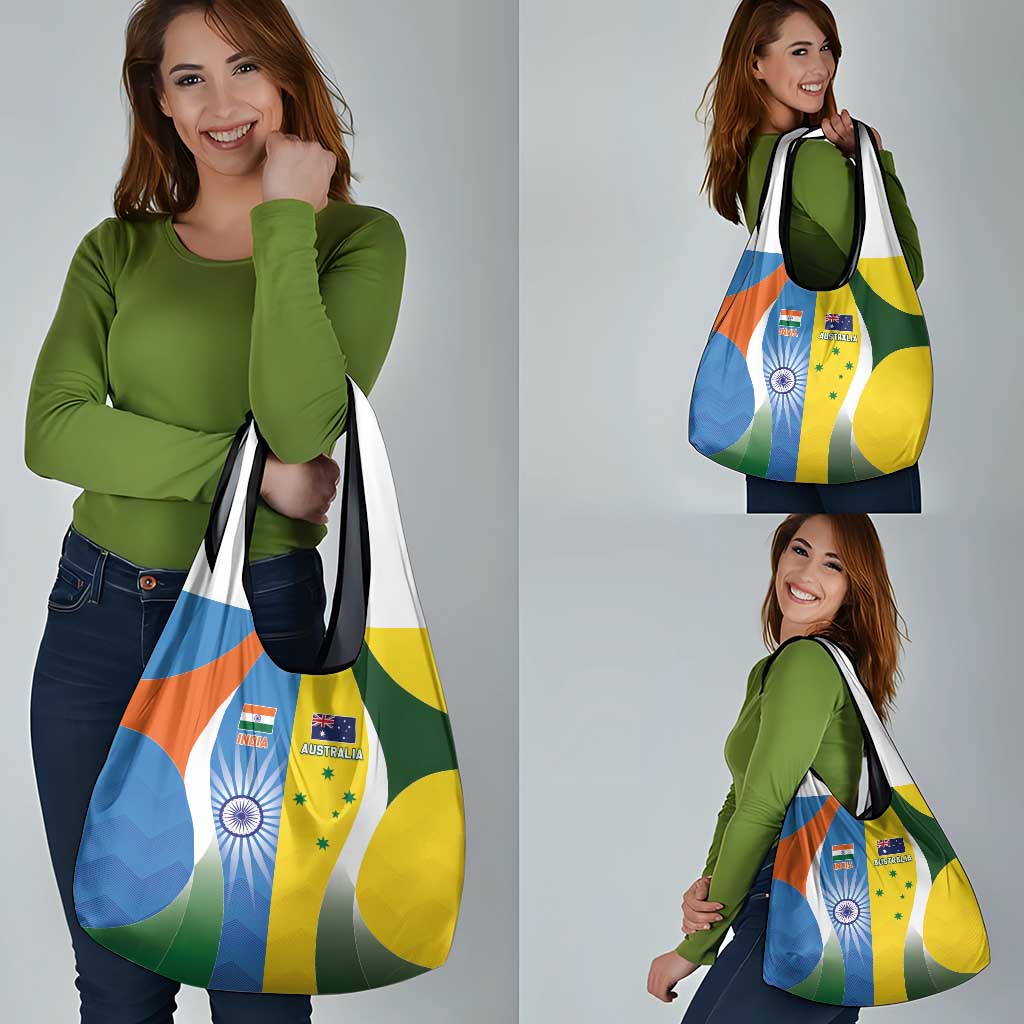 India Vs Australia Cricket Grocery Bag Final Matchup - Aussie Hoodie