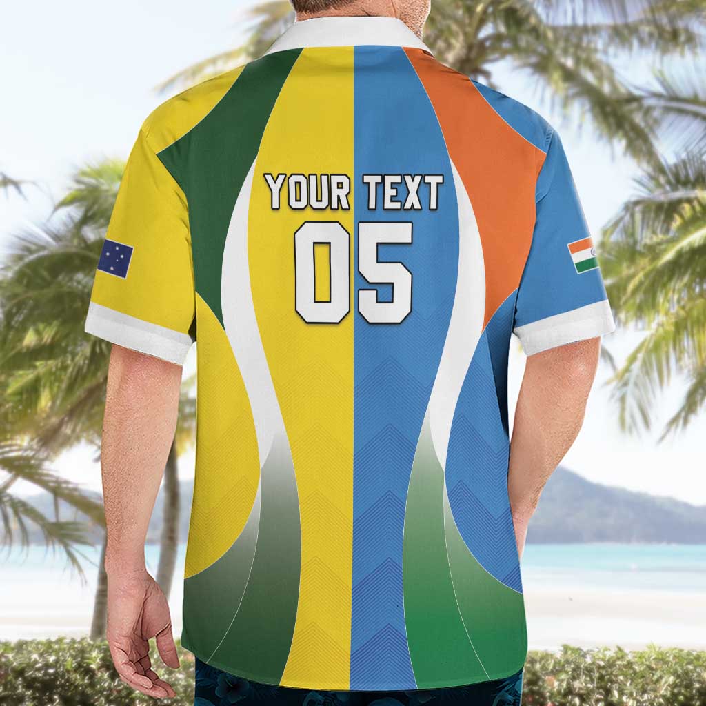 Custom India Vs Australia Cricket Hawaiian Shirt Final Matchup - Aussie Hoodie