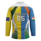 Custom India Vs Australia Cricket Hockey Jersey Final Matchup - Aussie Hoodie