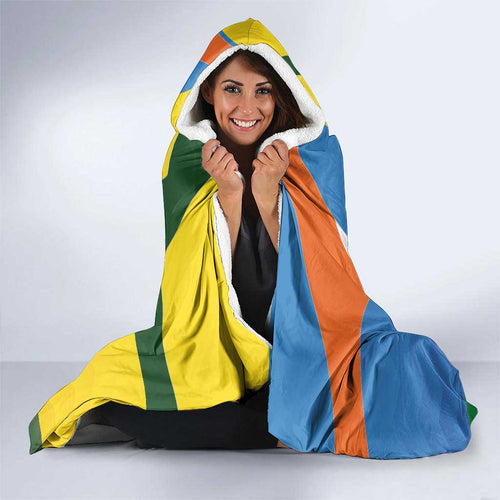 India Vs Australia Cricket Hooded Blanket Final Matchup - Aussie Hoodie