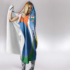 India Vs Australia Cricket Hooded Blanket Final Matchup - Aussie Hoodie