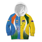 Custom India Vs Australia Cricket Kid Hoodie Final Matchup - Aussie Hoodie