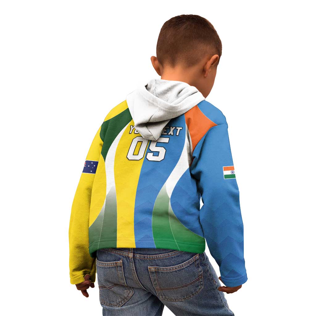 Custom India Vs Australia Cricket Kid Hoodie Final Matchup - Aussie Hoodie