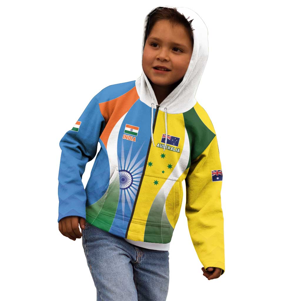 Custom India Vs Australia Cricket Kid Hoodie Final Matchup - Aussie Hoodie
