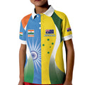 Custom India Vs Australia Cricket Kid Polo Shirt Final Matchup - Aussie Hoodie