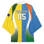 Custom India Vs Australia Cricket Kimono Final Matchup - Aussie Hoodie
