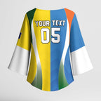 Custom India Vs Australia Cricket Kimono Sleeve Blouse Final Matchup - Aussie Hoodie