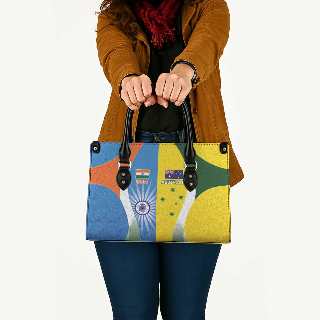 India Vs Australia Cricket Leather Bag Final Matchup - Aussie Hoodie