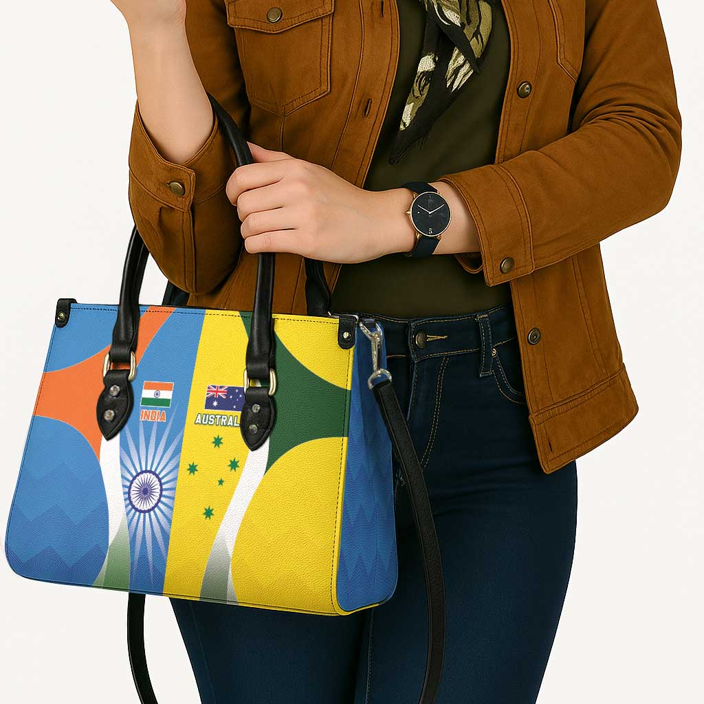 India Vs Australia Cricket Leather Bag Final Matchup - Aussie Hoodie