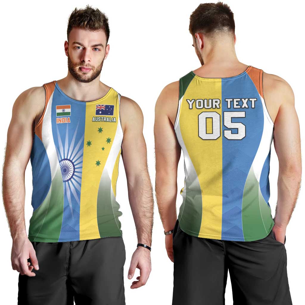 Custom India Vs Australia Cricket Men Tank Top Final Matchup - Aussie Hoodie